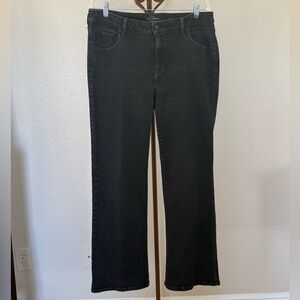 Lucky Brand Black Straight Leg Jeans 14W